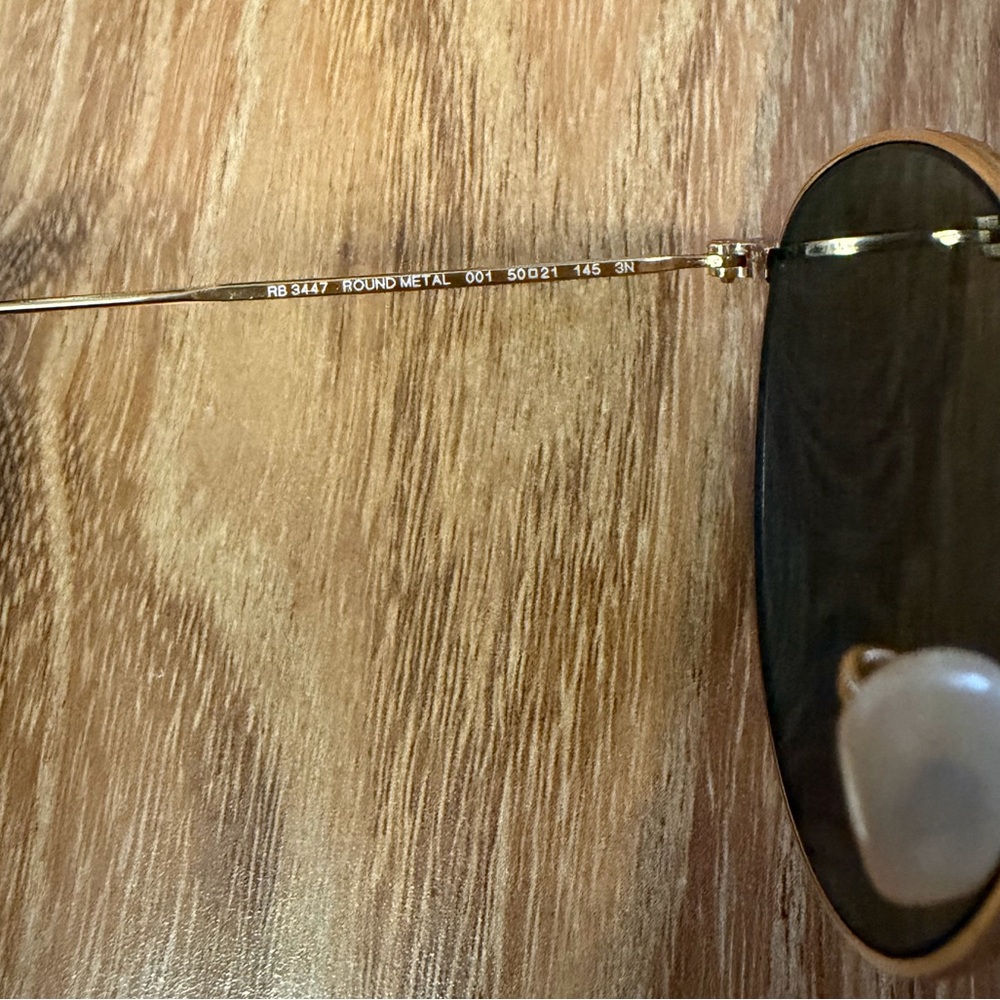 Ray-Ban Icons 50mm Round Metal Sunglasses - Picture 7 of 7